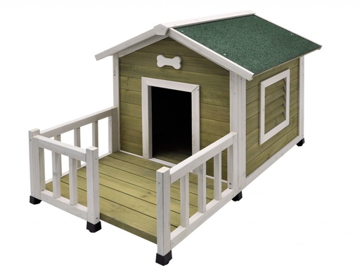 [NB7385] Hondenkennel "TALAMONE JAVA" l x b x h: 115 x 76 x 74 cm 