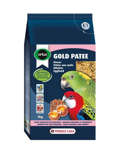 [NB20023] Orlux Gold patee grote parkieten en papegaaien 1 kg 
