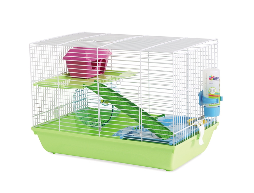 Hamsterkooi "MARTHA TRIPLE" 2st Set; 46,5 x 29,5 x 34 cm Mix kleuren