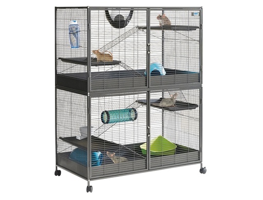 [NB20543] Knaagdierenkooi "Suite Royale XL" 115,5 x 67,5 x 155,5 cm 