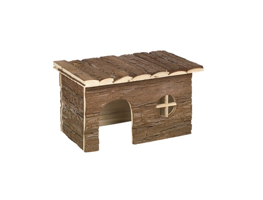 [NB25576] BOS Knaagdier houten huis "Chappy" 28 × 16 × 18 cm 