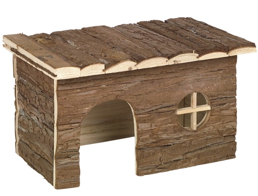 [NB25578] BOS Knaagdier houten huis "Chappy" 50 × 25 × 33 cm 