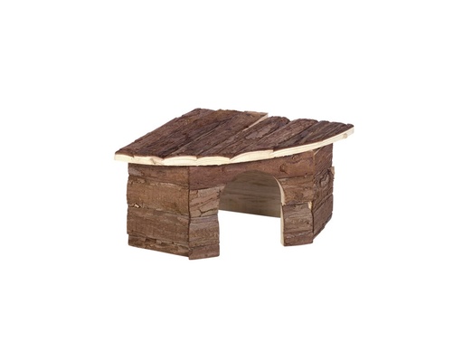 [NB25579] BOS Knaagdier houten huis "Patty" 21 × 10 × 15 cm 