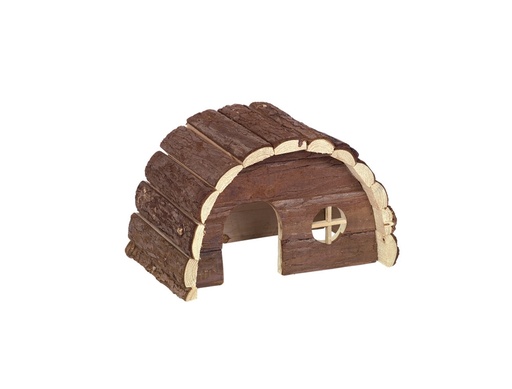 [NB25582] BOS Knaagdier houten huis "Samy" 19 x 12 x 10 cm 