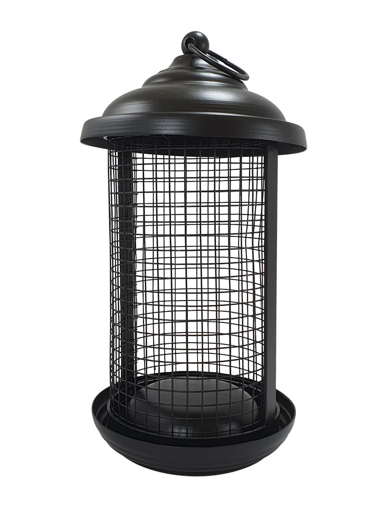 Voerdispenser  14 x 25 cm zwart