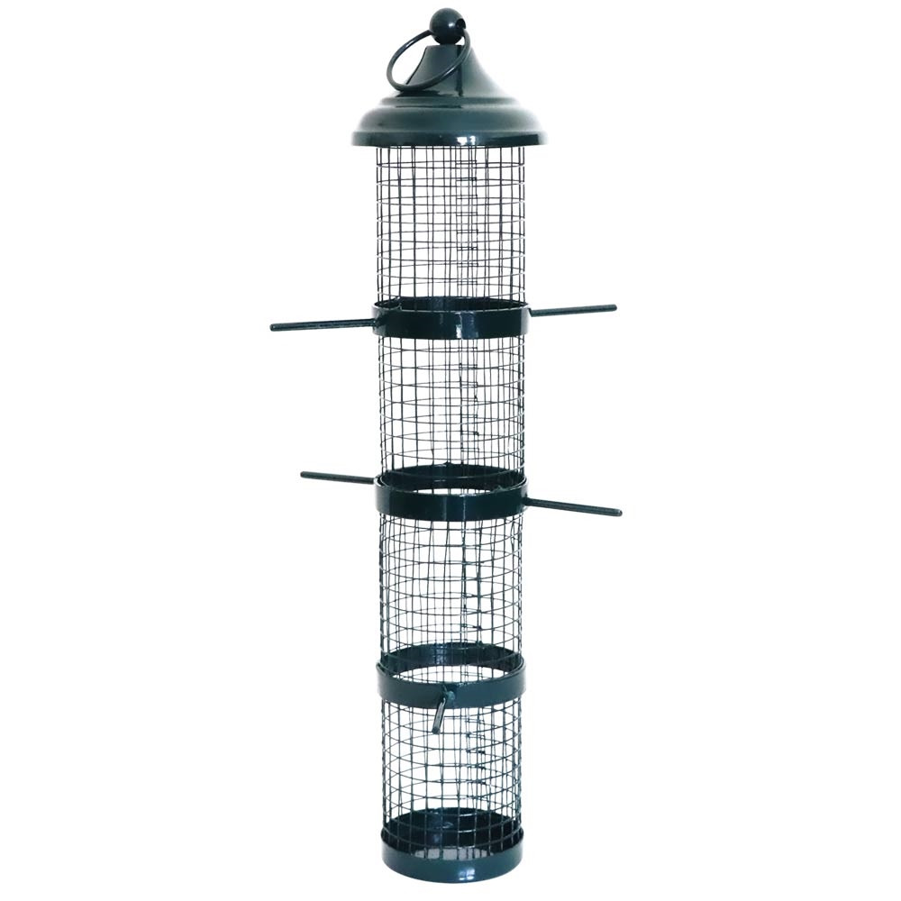 Voerdispenser  9 x 40 cm groen