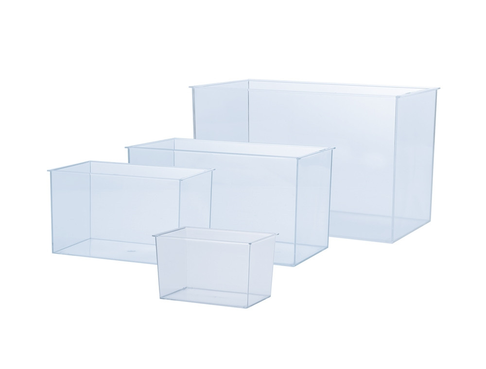 Gouden aquarium 25 x 15,5 x 16 cm; 6,0 ltr. 