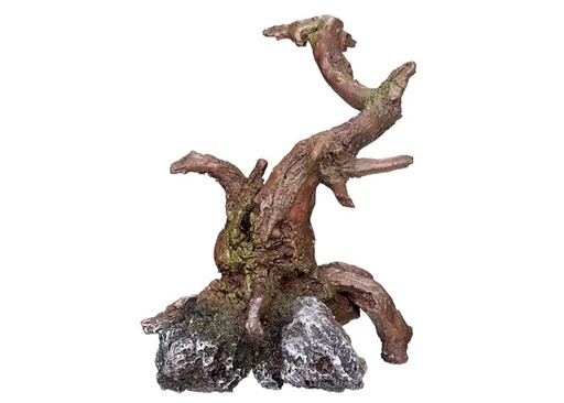 [NB28050] Aquaornamenten "HOUT" L12,5 x B11,5 x H14,5 cm 