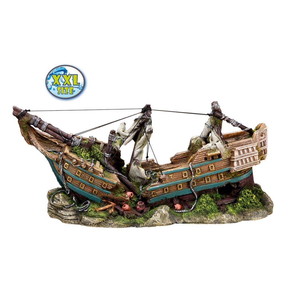 Aquaornamenten "BOOT" L44,5 x B16 x H20 cm 