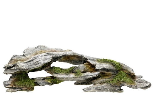 [NB28234] Aquaornamenten "HOUT" L43 x B12 x H14 cm 