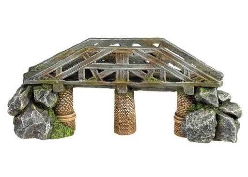 [NB28389] Aquaornamenten "BRUG" L32,5 x B10 x H13 cm 