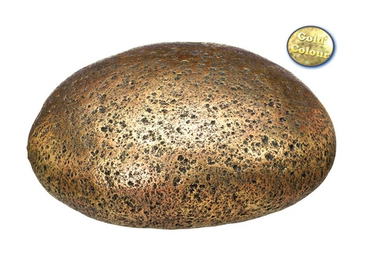 [NB28397] Aquaornamenten "STEEN" L21 x B19 x H10 cm goud