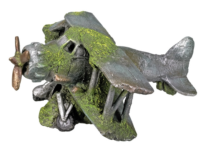 Aquaornamenten "VLIEGTUIG" L19 x B19 x H8 cm 