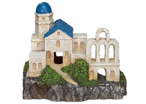 [NB28491] Aquaornamenten "SANTORINI" L12,5 x B9,0 x H10,5 cm 