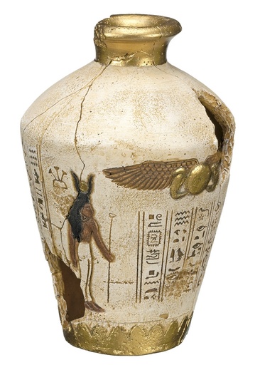 [NB28520] Aquaornamenten "EGYPTISCHE POT" 12,0 x 12,0 x 17,5 cm 