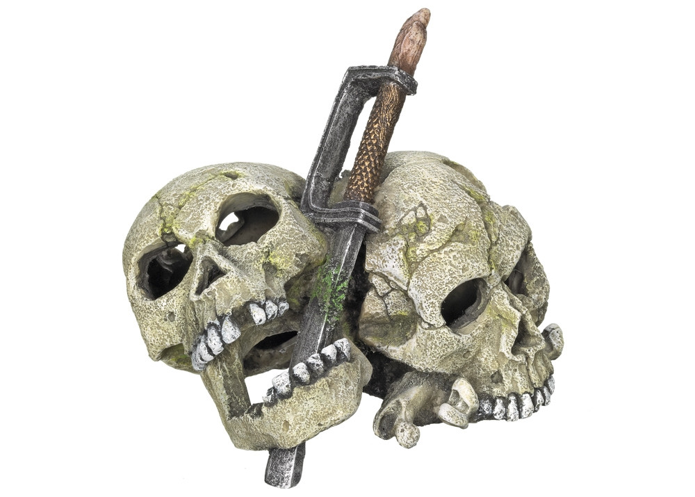 Aquaornamenten "SCHEDELS" 14,5 x 12,0 x 12,4 cm 