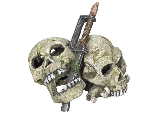 [NB28544] Aquaornamenten "SCHEDELS" 14,5 x 12,0 x 12,4 cm 