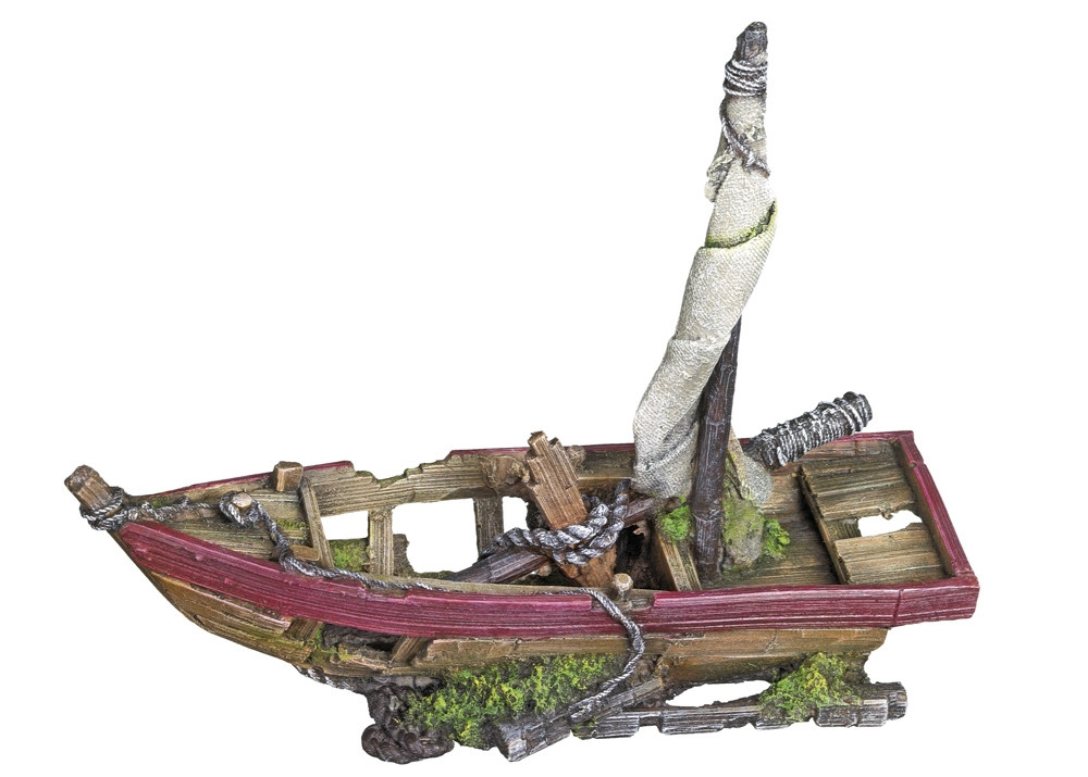 Aquaornamenten "BOOT" 23,2 x 7,5 x 18,0 cm 