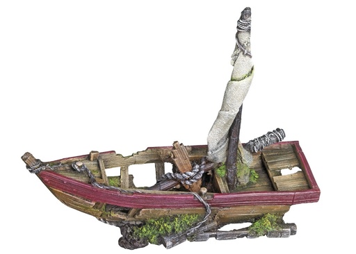 [NB28574] Aquaornamenten "BOOT" 23,2 x 7,5 x 18,0 cm 