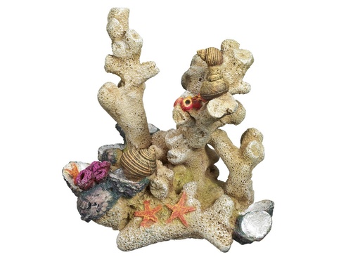 [NB28587] Aquaornamenten "KORAAL" 13,0 x 9,5 x 14,0 cm 