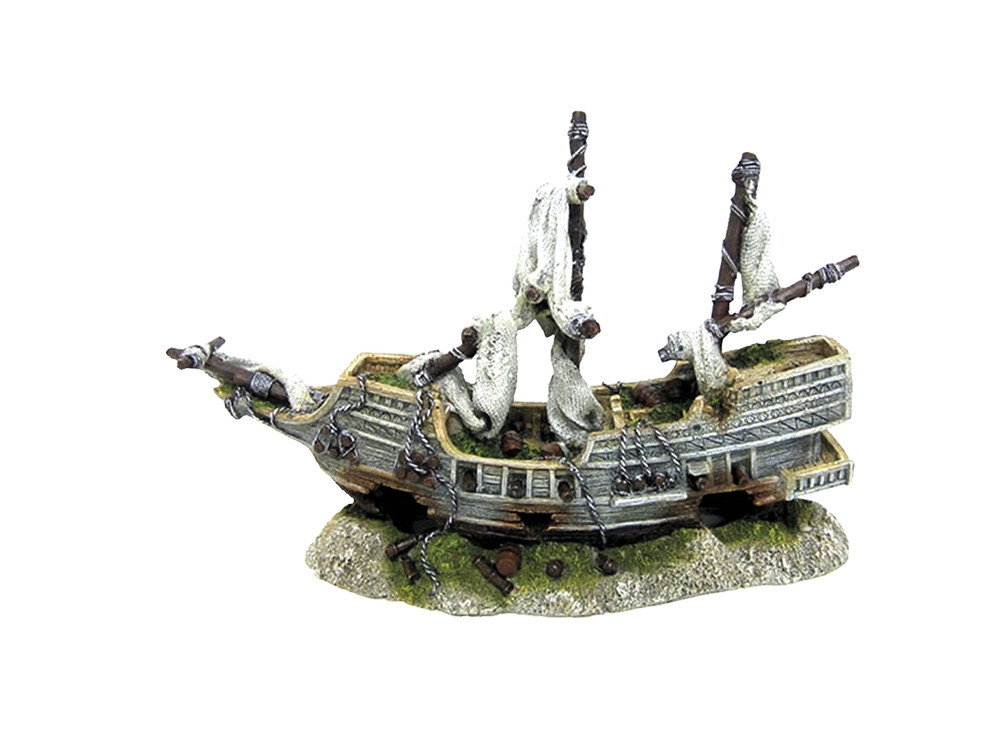Aquaornamenten "GALLEON" 35,8 x 13,0 x 22,5 cm 