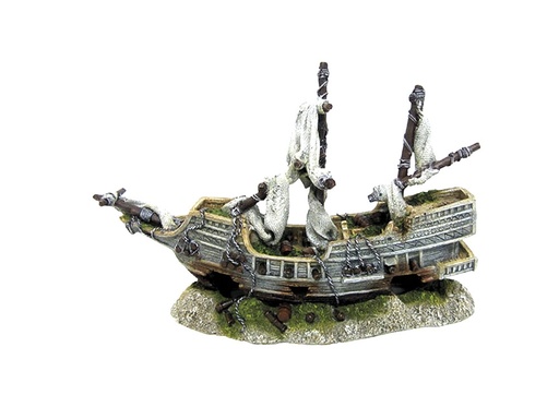 [NB28627] Aquaornamenten "GALLEON" 35,8 x 13,0 x 22,5 cm 