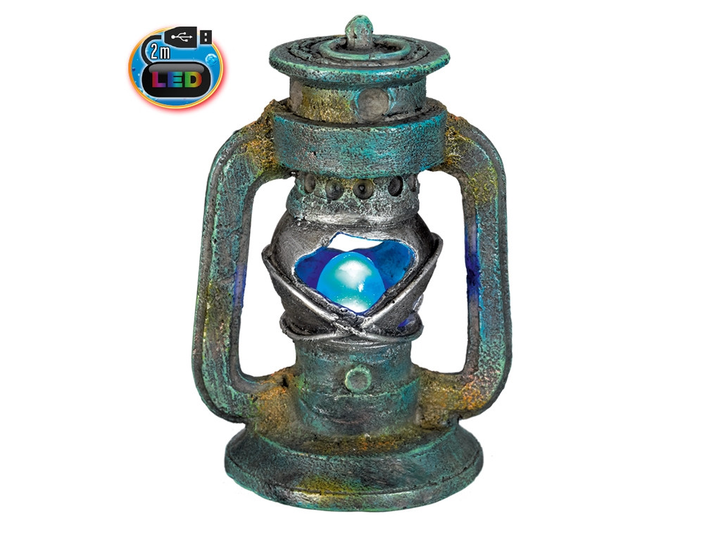 Aquaornamenten "LAMP" met LED 