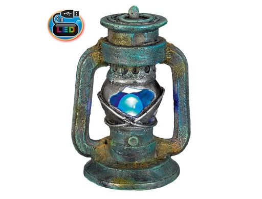 [NB28652] Aquaornamenten "LAMP" met LED 