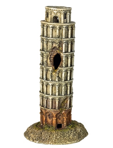 [NB28654] Aqua Ornamenten "SCHUVE TOREN VAN PISA" 