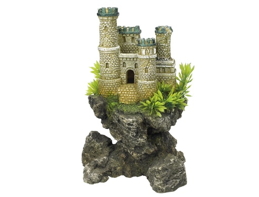 [NB28663] Aqua Ornaments "KASTEEL" - met planten 
