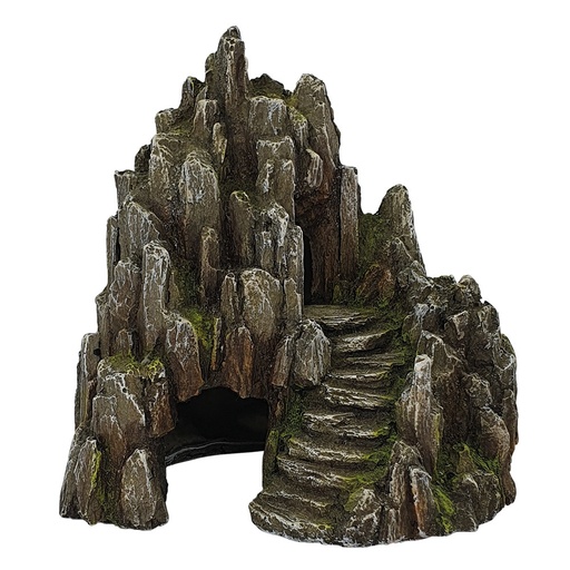 [NB28716] Aquaornamenten "ROCK CAVE" 14,2 x 11 x 14,5 cm 