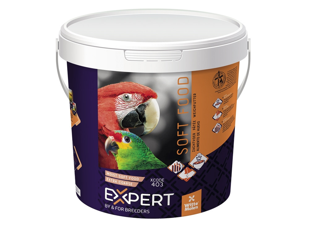 EXPERT zachtvoer voor papegaaien, extra grof 5 kg 