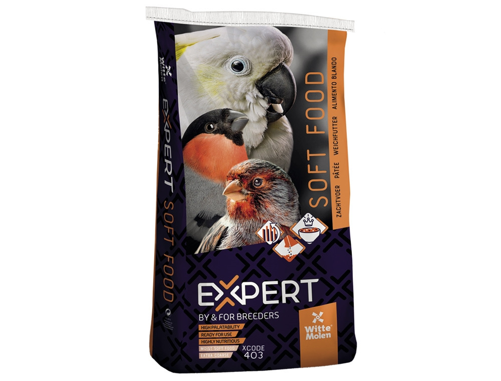 EXPERT zachtvoer voor papegaaien, extra grof 10 kg 
