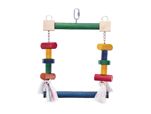 [NB31395] Kooispeelgoed, schommel 14 blocks; 23 x 21 cm 