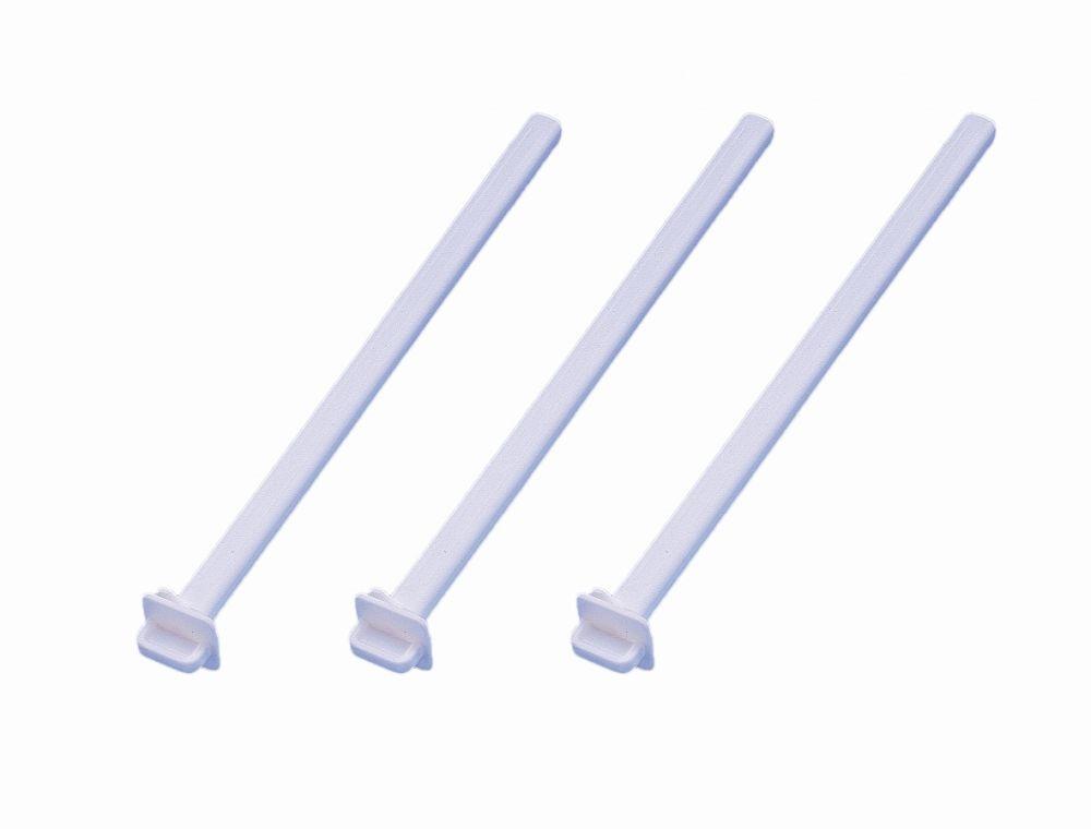 Zitstok voor dwarsbedrading 22 cm wit