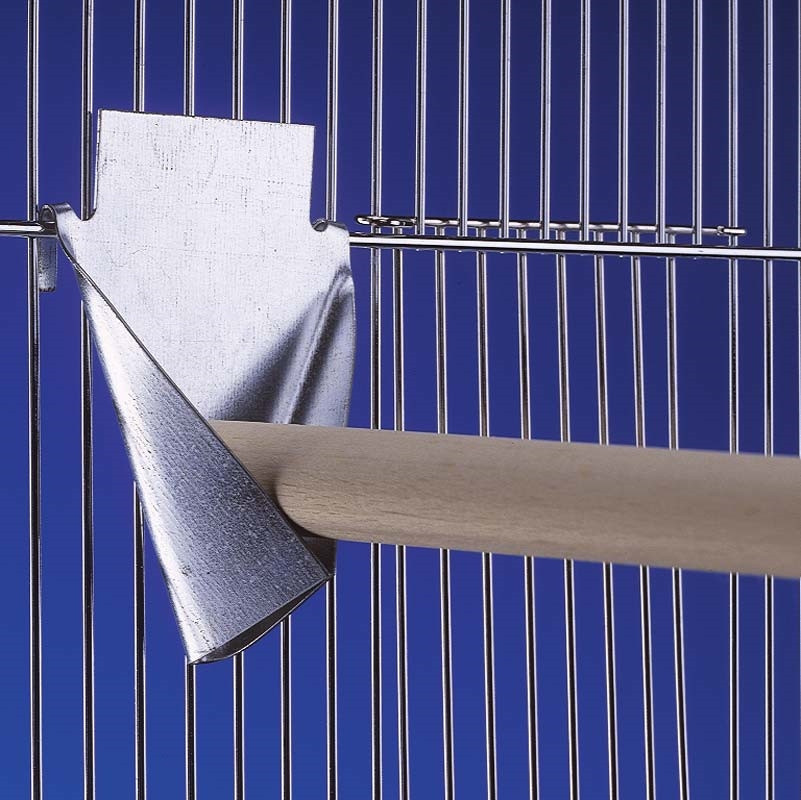 Knop-zitstokhouder van metaal small; 8,0 x 10,5 cm 