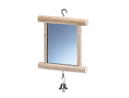 [NB31518] Spiegel met schors 10 x 10 cm 