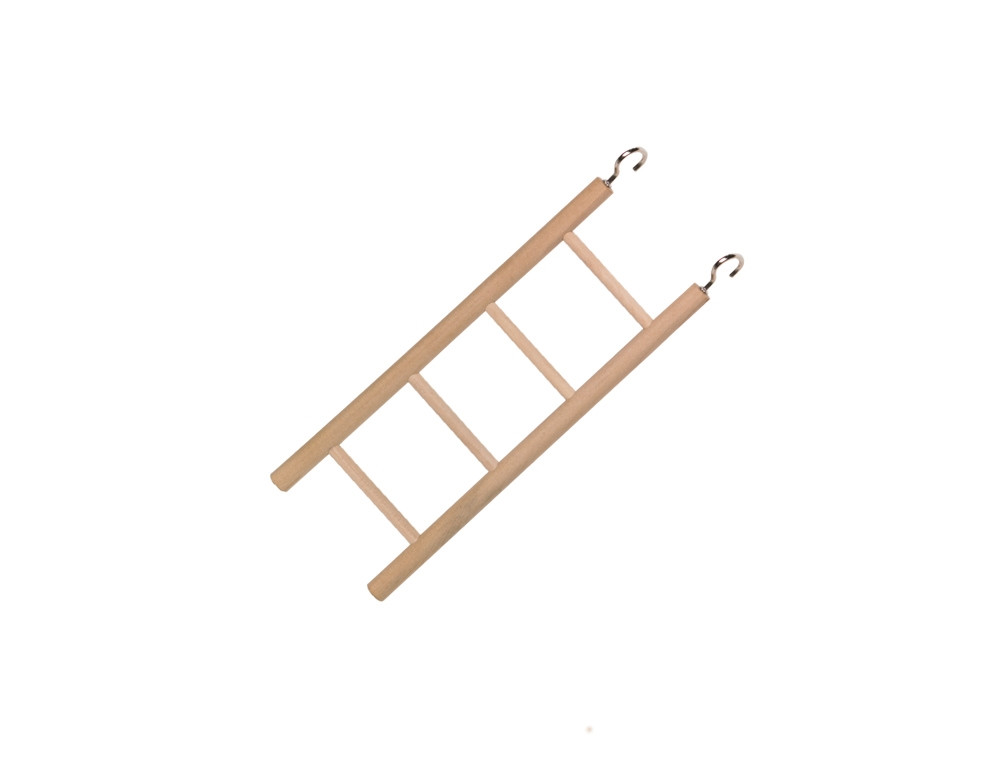 Houten ladder 4 steps; 18 x 7 cm 