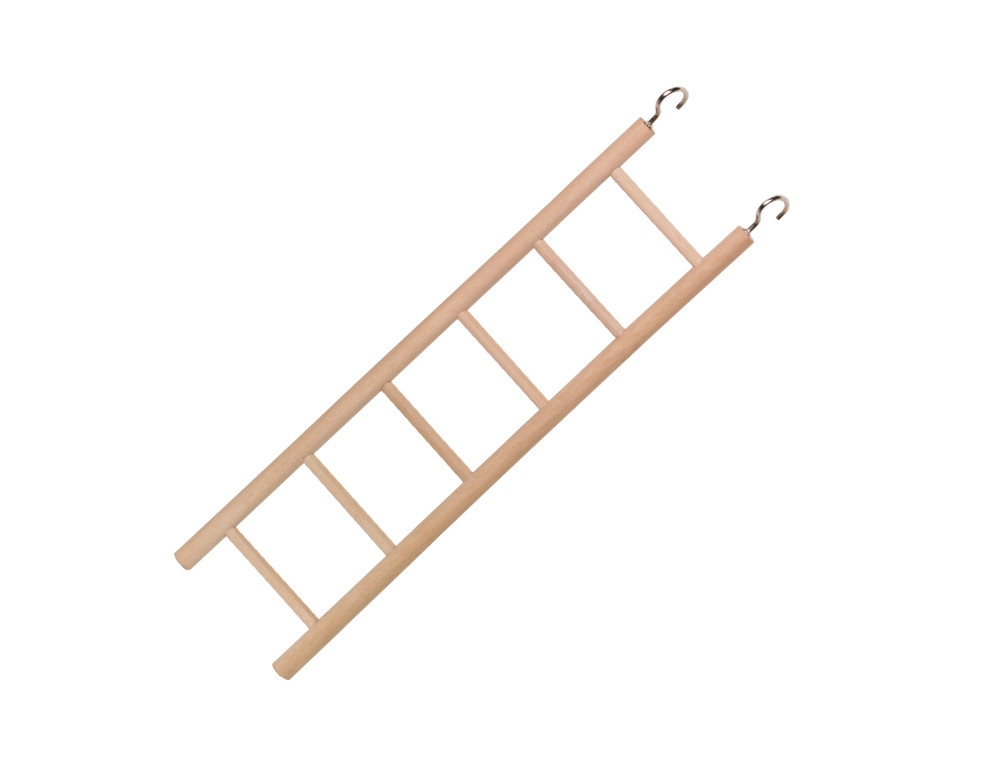 Houten ladder 6 steps; 26 x 7 cm 