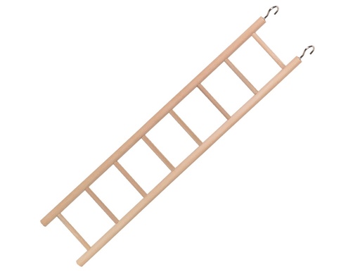 [NB31558] Houten ladder 8 steps; 34 x 7 cm 