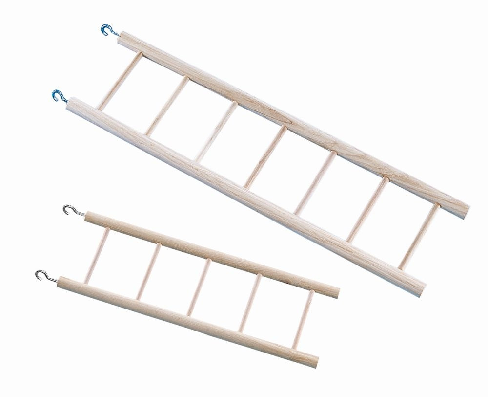 Houten ladder 5 steps; 45 x 15 cm 