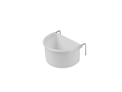 [NB31603] Coopbeker met metalen haken 75 ml wit