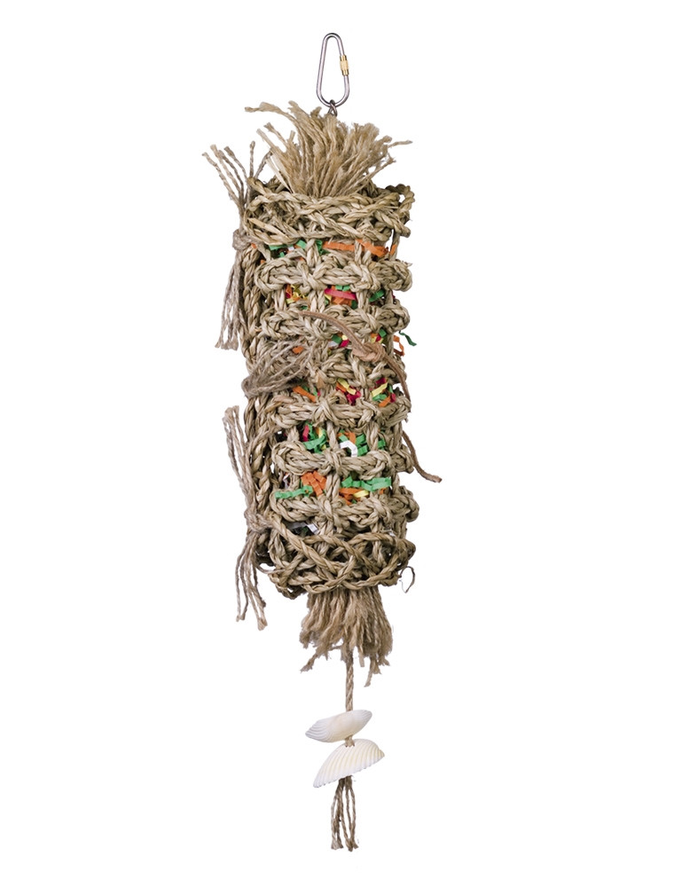 Kooispeeltje, cilinder van zeegras 40 x  8 cm 