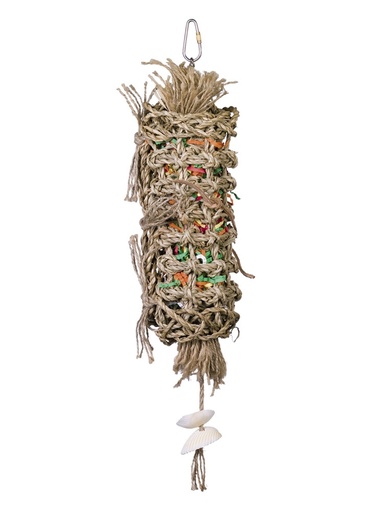 [NB31704] Kooispeeltje, cilinder van zeegras 40 x  8 cm 