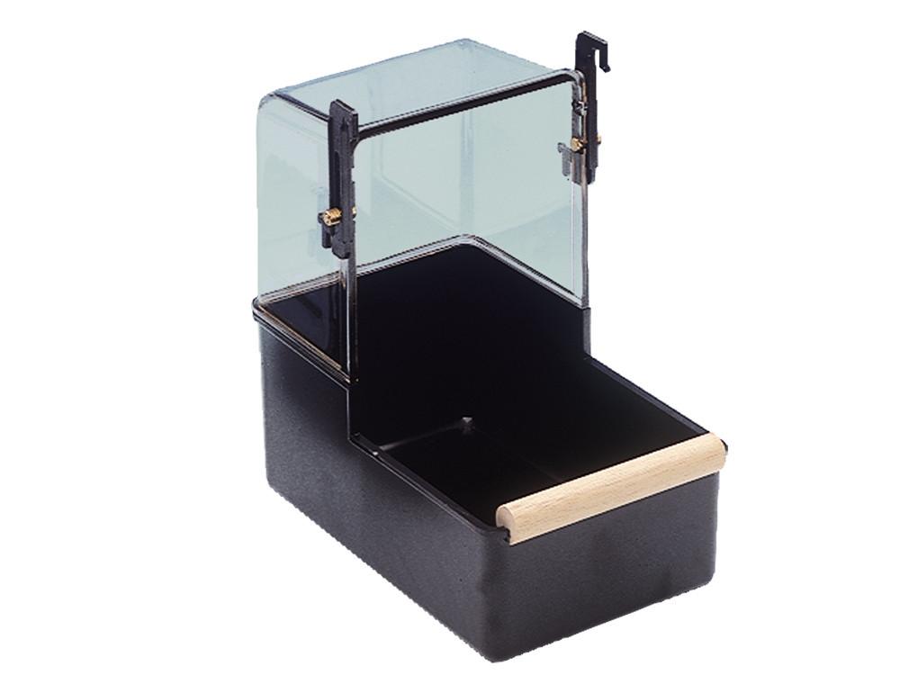 Papegaai bad l x w x h: 22,5 x 14,5 x 23,0 cm bruin