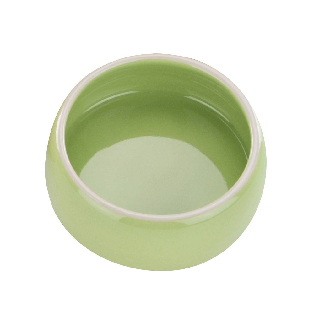Keramische voerbak 14,5 cm, 0,50 l groen