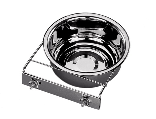 [NB38018] RVS kom met houder 23,0 cm 2,35 ltr 