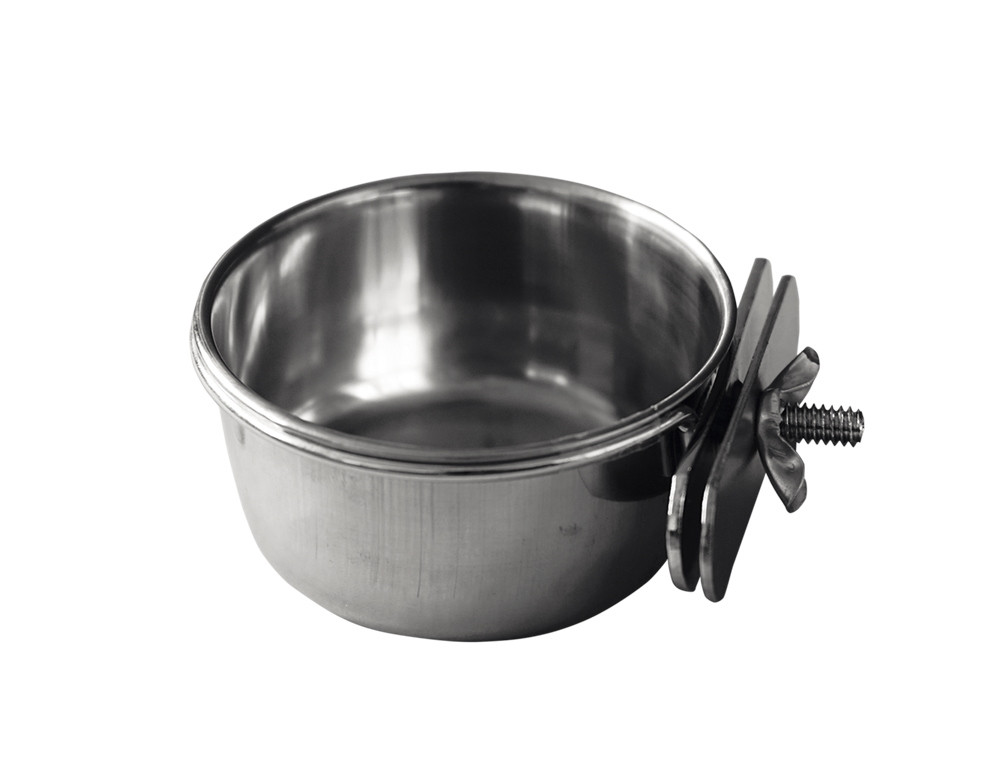 RVS kom met houder 12,5 cm 0,60 ltr 