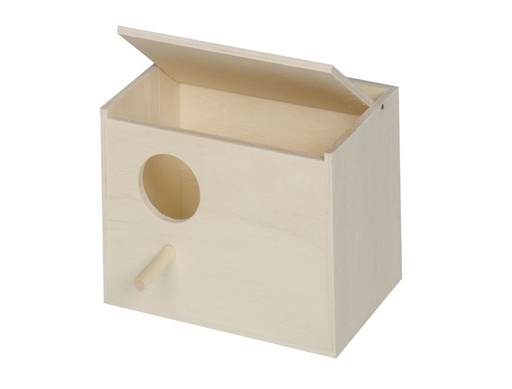 [NB50221L] Nestkast voor exotische vogels 15 x 11 x 12 cm 