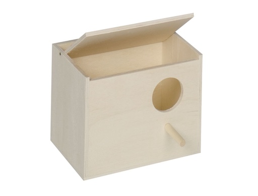 [NB50221R] Nestkast voor exotische vogels 15 x 11 x 12 cm 